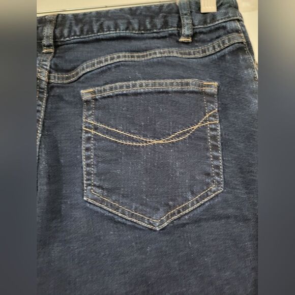 J. Jill Dark Wash Boot Cut Jeans Size 10P - Picture 3 of 6